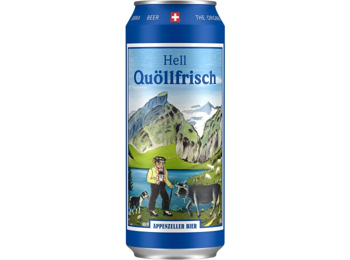 Appenzeller Bier Quöllfrisch hell 4x6x0.5L Alu EW