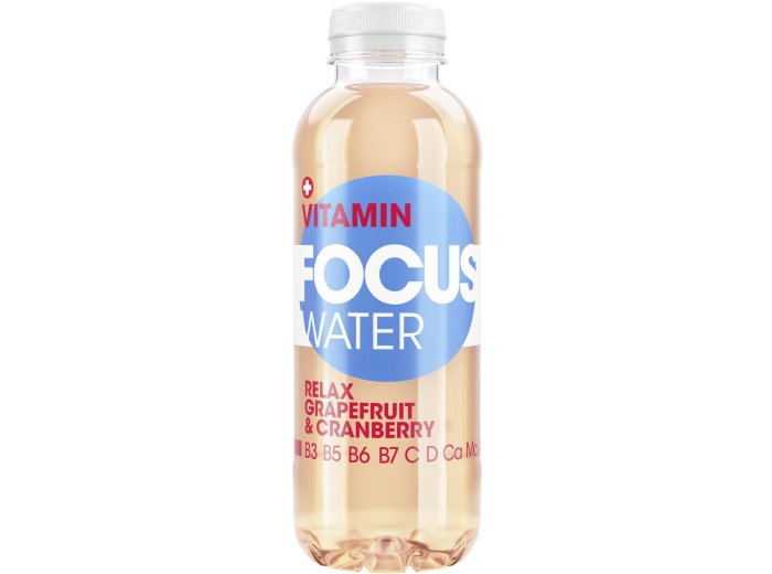 FOCUSWATER Relax Grapefruit 12x0.5L PET EW