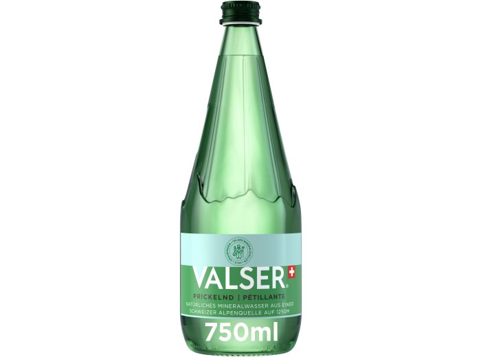 Valser Prickelnd 12x0.75L Glas MW