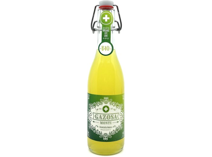 Gazosa Monti Aranciata Amara Bio 20x0.35L Glas MW