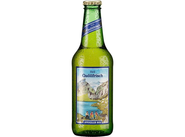 Appenzeller Bier Quöllfrisch hell 10x0.33L Glas EW