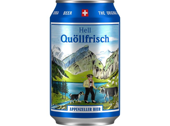 Appenzeller Bier Quöllfrisch hell 24x0.33L Alu EW
