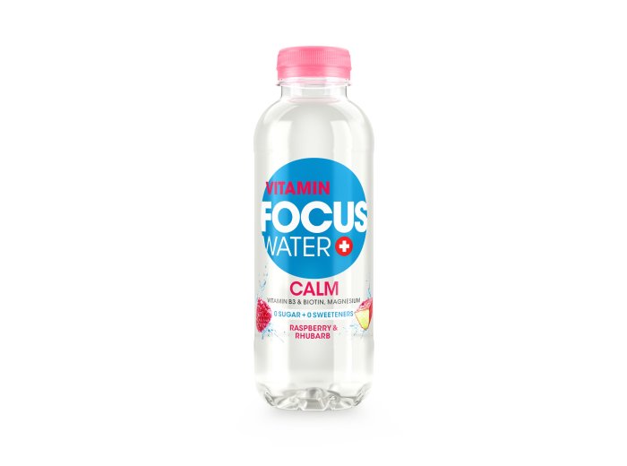 FOCUSWATER Calm Rhabarber & Himbeere 4x6x0.5L PET EW