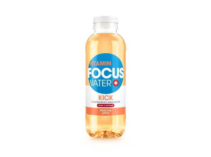 FOCUSWATER Kick Pfirsich & Apfel 12x0.5L PET EW