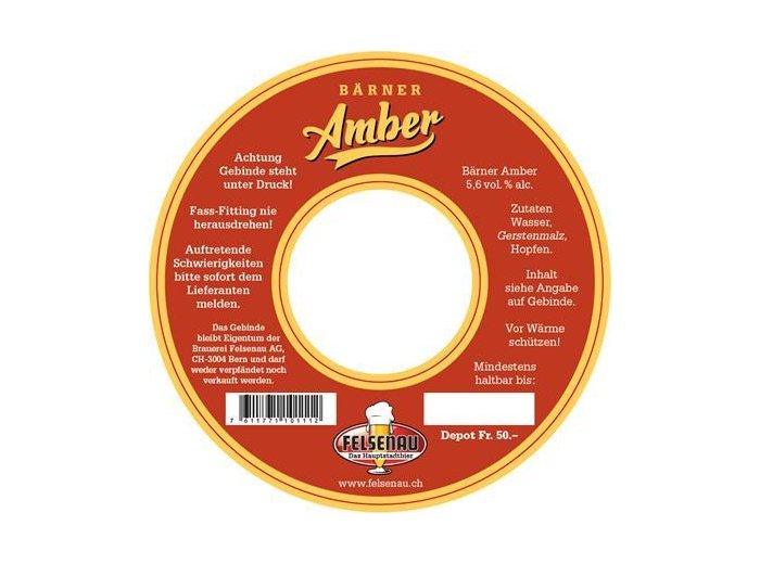 Felsenau Bärner Amber 20L Tank