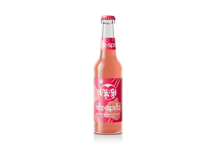 Fritz-Spritz Bio-Rhabarberschorle 24x0.33L Glas MW