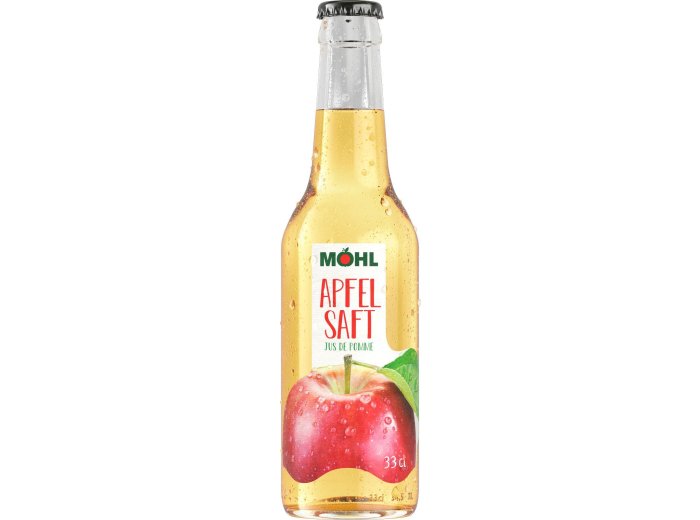 Möhl Apfelsaft hell 24x0.33L Glas MW