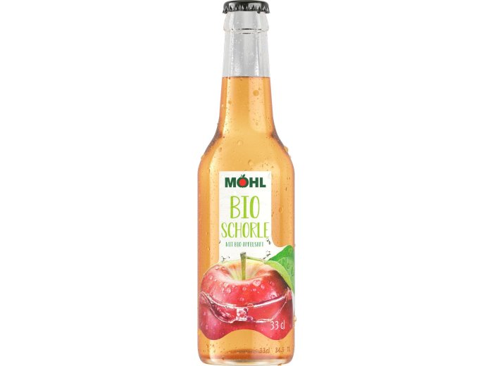 Möhl Bio Schorle 24x0.33L Glas MW