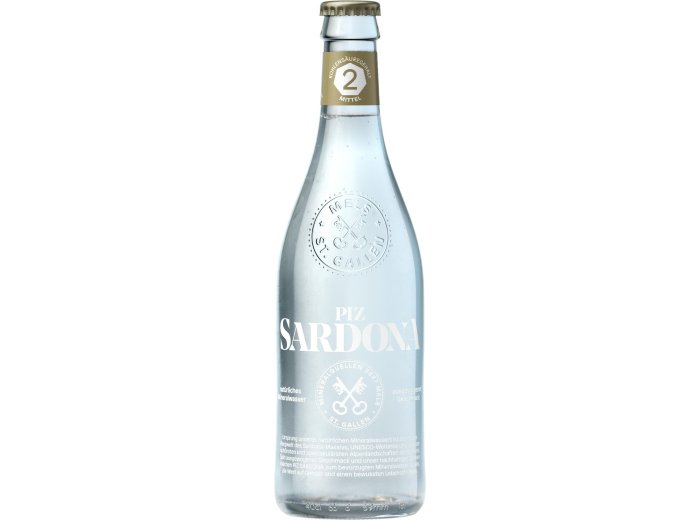 Piz Sardona 2 mittel CO2 20x0.4L Glas MW