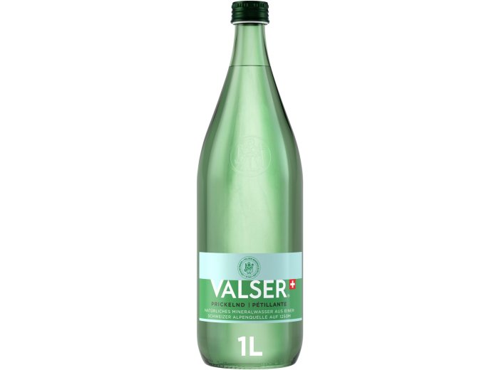 Valser Prickelnd 12x1L Glas MW