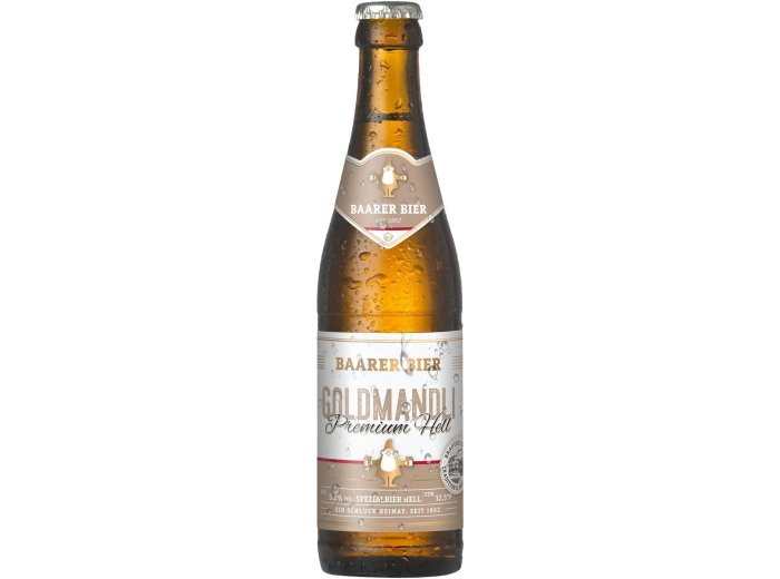Baarer Goldmandli Premium hell 24x0.33L Glas MW