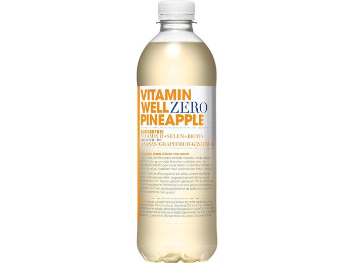 Vitamin Well Zero Pineapple 12x0.5L PET EW