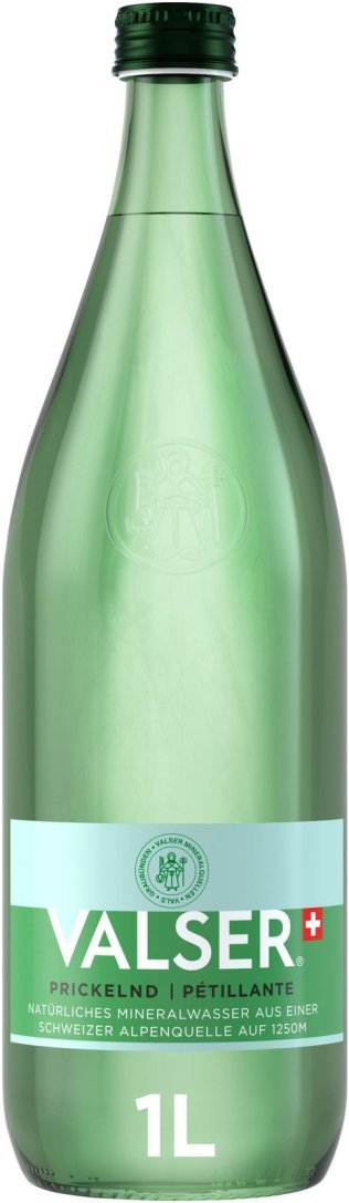 Valser Prickelnd 12x1L Glas MW