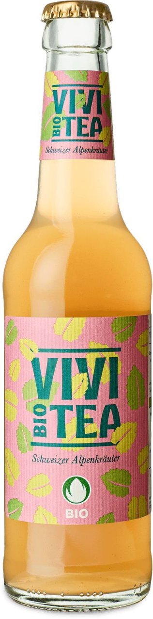 Vivi Tea Schweizer Alpenkräuter Bio 24x0.33L Glas MW