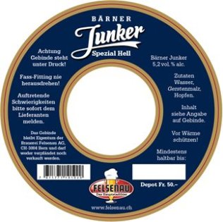Felsenau Bärner Junker Bier 20L Tank