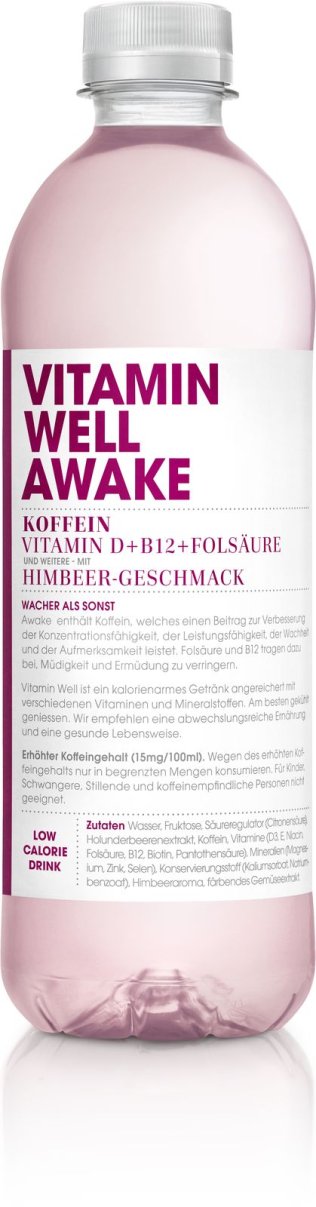 Vitamin Well Awake 12x0.5L PET EW