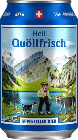 Appenzeller Bier Quöllfrisch hell 24x0.33L Alu EW