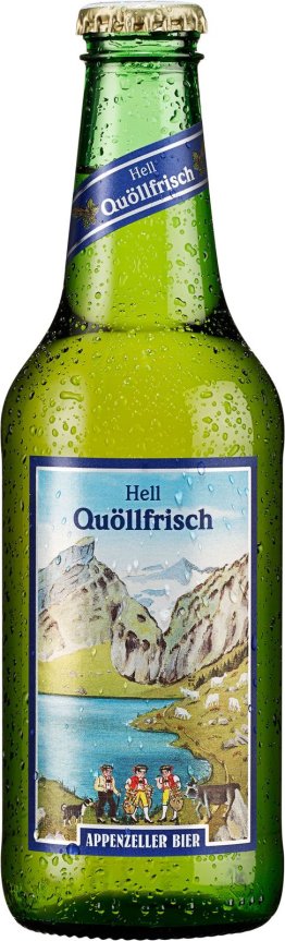 Appenzeller Bier Quöllfrisch hell 10x0.33L Glas EW