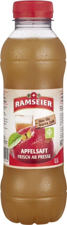 Ramseier Apfelsaft frisch ab Presse 4x6x0.5L PET EW
