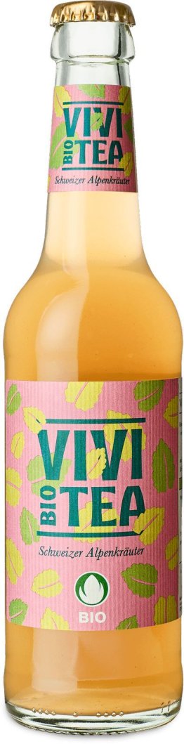 Vivi Tea Schweizer Alpenkräuter Bio 24x0.33L Glas MW