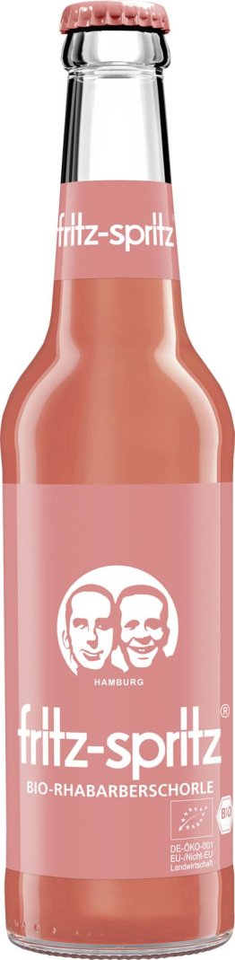 Fritz-Spritz Bio-Rhabarberschorle 24x0.33L Glas MW