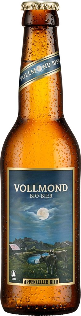 Appenzeller Bier Vollmond Bio hell 24x0.33L Glas MW