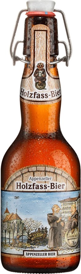 Appenzeller Bier Holzfass naturtrüb 20x0.33L Glas MW