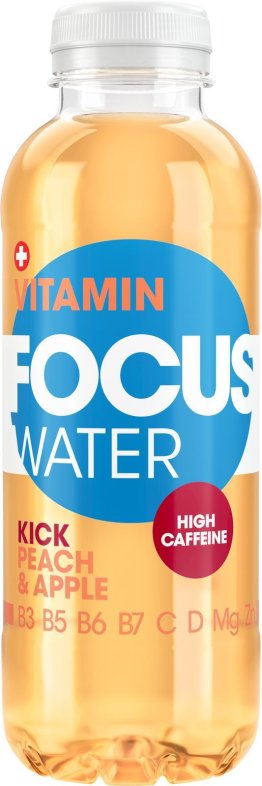 FOCUSWATER Kick Pfirsich & Apfel 12x0.5L PET EW