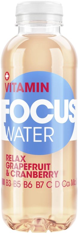 FOCUSWATER Relax Grapefruit 4x6x0.5L PET EW
