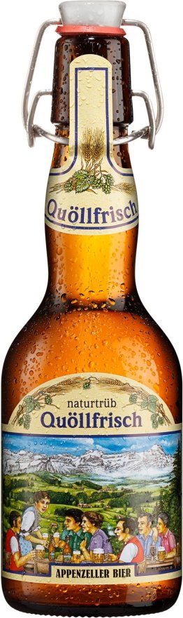 Appenzeller Bier Quöllfrisch naturtrüb 20x0.33L Glas MW