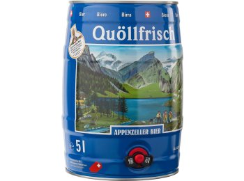 Appenzeller Bier Quöllfrisch hell 1x5L Alu EW