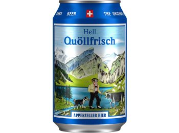 Appenzeller Bier Quöllfrisch hell 24x0.33L Alu EW