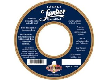 Felsenau Bärner Junker Bier 20L Tank