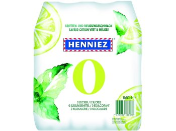 Henniez 0Kcal Limetten-Melissengeschmack 4x6x0.5L PET EW