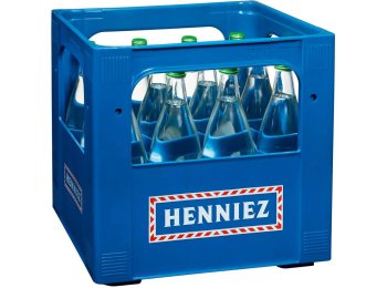 Henniez mit wenig Kohlensäure (Grün) 12x1L Glas MW