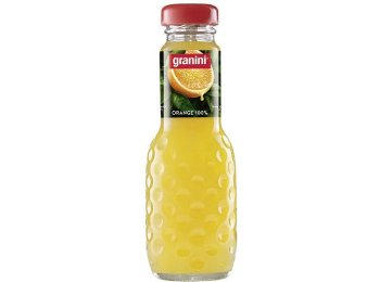 granini Orange reiner Saft mit Fruchtfleisch Har. 24x0.2L Glas EW